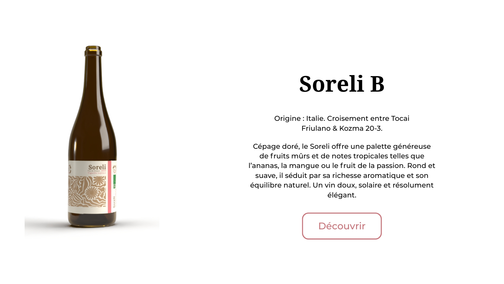 Soreli vin normand eure bourg achard
